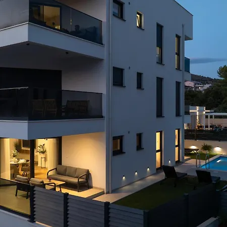 Sajn With Private Pool Apartament Seget Vranjica